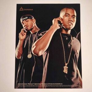 Motorola i830 Boost Mobile Kanye & The Game 2004 PC Gamer Print Ad 8.5" x 11"